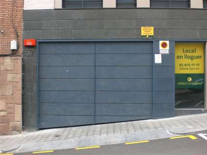 Plaza de parking en alquiler en Barcelona