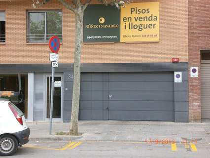 Plaza de parking en alquiler en Mataró