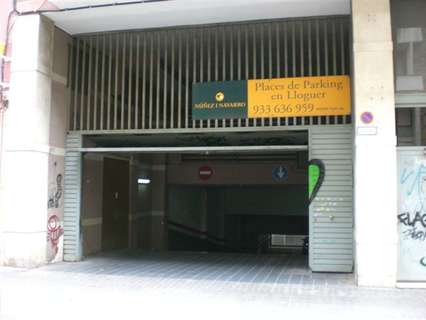 Plaza de parking en alquiler en Barcelona