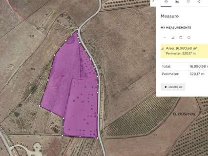 Parcela rústica en venta en El Pinós/Pinoso