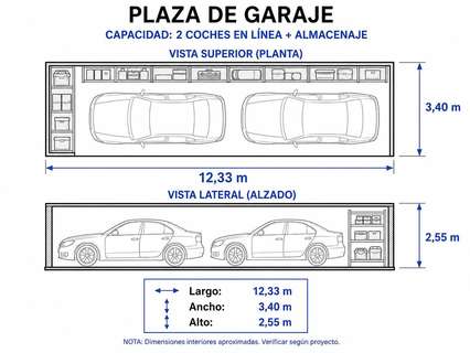 Plaza de parking en venta en Alzira