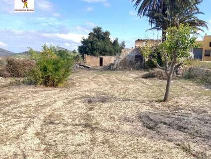 Parcela rústica en venta en Benissa