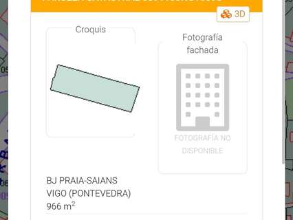 Parcela rústica en venta en Vigo