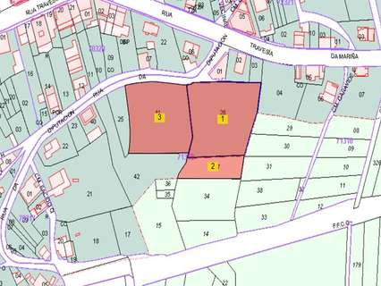 Parcela urbana en venta en O Vicedo