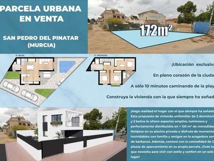 Parcela rústica en venta en San Pedro del Pinatar