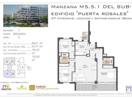 Apartamento en venta en Badajoz