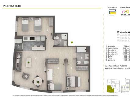 Piso en venta en Badajoz