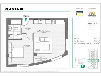 Apartamento en venta en Badajoz