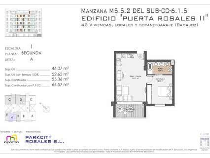 Apartamento en venta en Badajoz