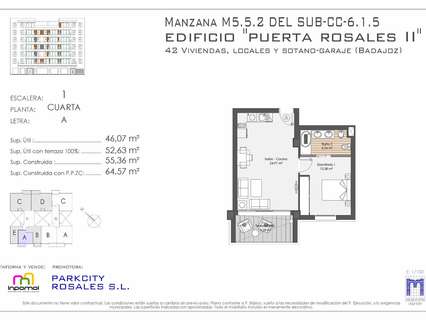 Apartamento en venta en Badajoz
