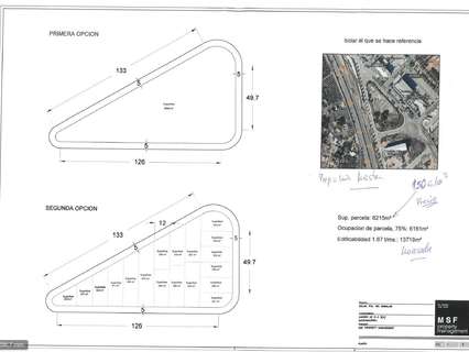 Parcela industrial en venta en Massamagrell