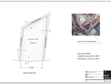 Parcela industrial en venta en Bétera