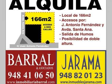 Local comercial en alquiler en Tudela