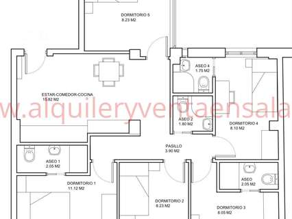 Piso en alquiler en Salamanca