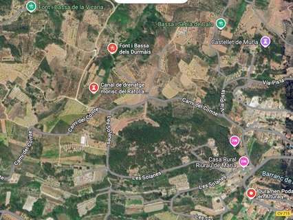 Parcela rústica en venta en Parcent