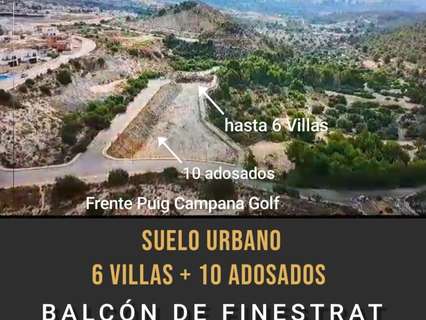 Parcela rústica en venta en Finestrat