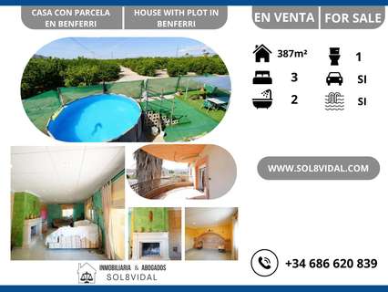 Chalet en venta en Benferri