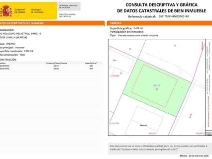 Nave industrial en venta en Jumilla