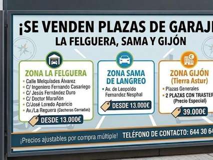 Plaza de parking en venta en Langreo