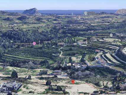 Parcela rústica en venta en Benissa