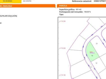 Parcela urbana en venta en Valdefresno