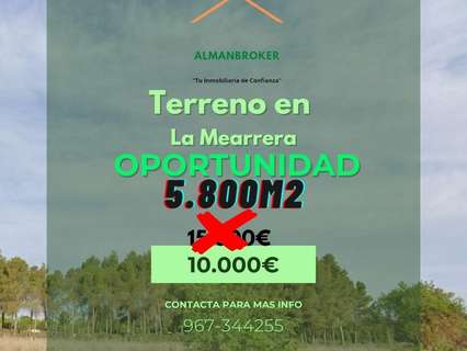 Parcela rústica en venta en Almansa