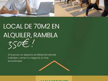 Local comercial en alquiler en Almansa