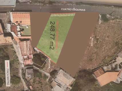 Parcela urbana en venta en Valleseco