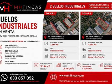 Parcela rústica en venta en Dos Hermanas