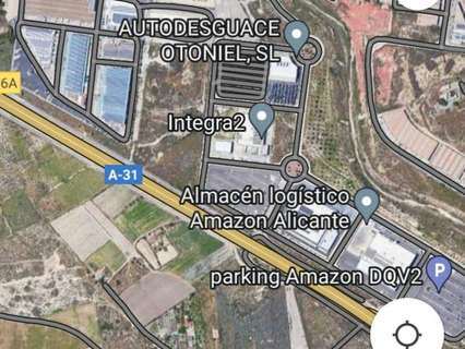 Parcela industrial en venta en Alicante