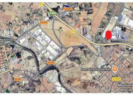 Parcela industrial en venta en Monforte del Cid