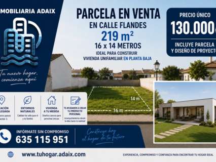 Parcela en venta en Palencia zona Calle Flandes