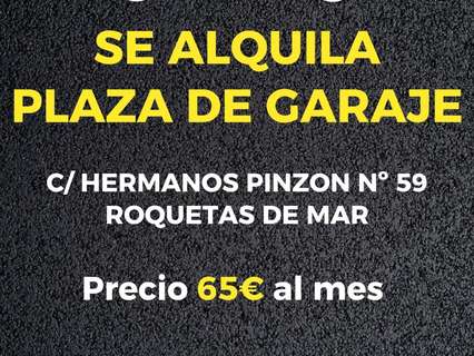 Plaza de parking en alquiler en Roquetas de Mar