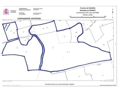 Parcela rústica en venta en Torrent