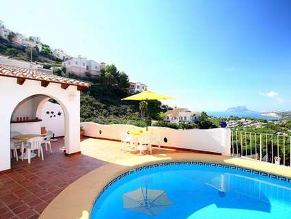 Villa en alquiler de temporada en Teulada zona Moraira