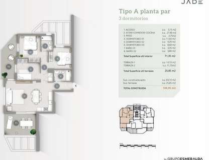 Apartamento en venta en Calpe