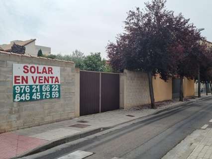 Parcela urbana en venta en Utebo