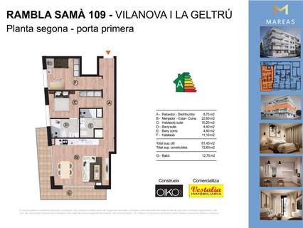 Piso en venta en Vilanova i La Geltrú