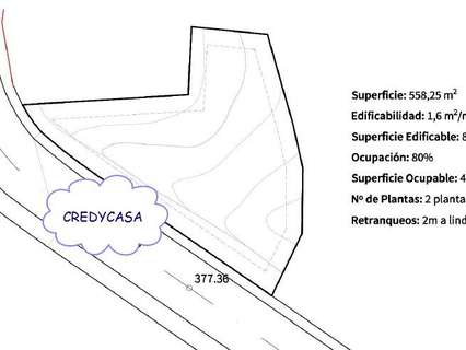 Parcela urbana en venta en Adeje