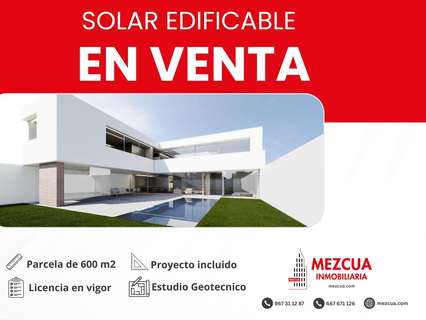 Parcela rústica en venta en Almansa