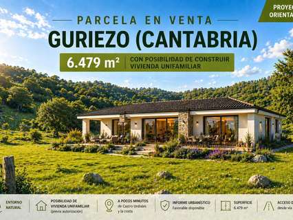 Parcela rústica en venta en Guriezo