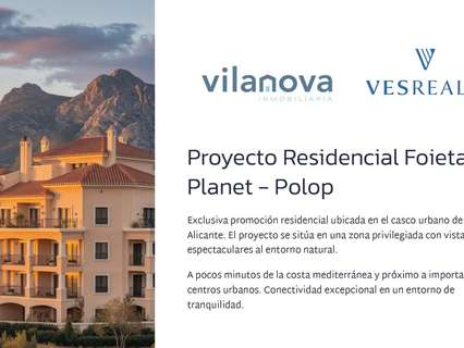 Parcela urbana en venta en Polop