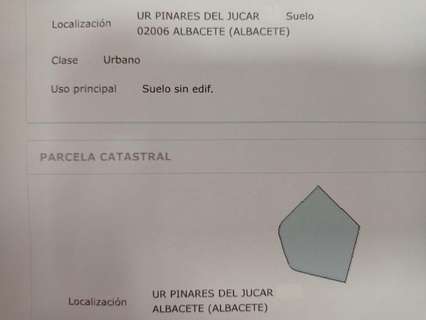 Parcela urbana en venta en Albacete