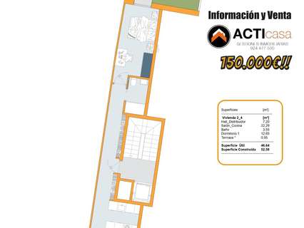 Apartamento en venta en Badajoz