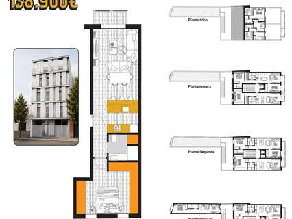 Apartamento en venta en Badajoz