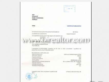 Parcela rústica en venta en Tiana