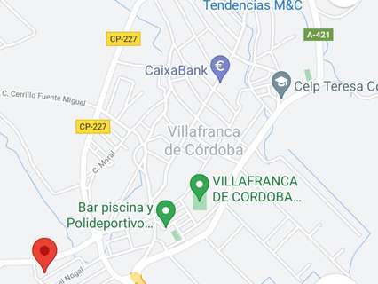 Parcela urbana en venta en Villafranca de Córdoba
