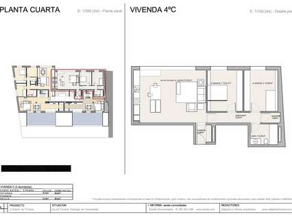 Piso en venta en Santiago de Compostela rebajado