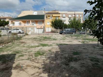 Parcela urbana en venta en Alguazas