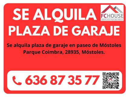 Plaza de parking en alquiler en Móstoles
